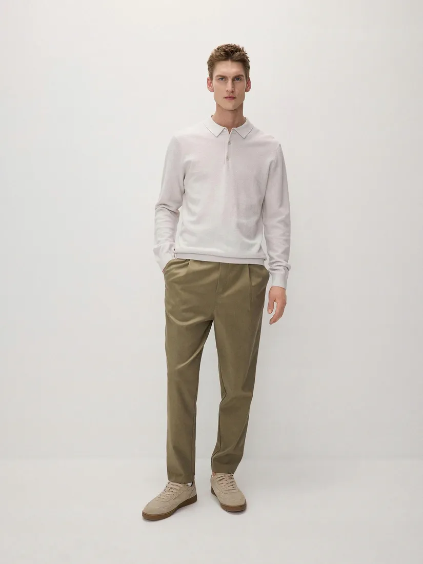 szary-sweter-polo-reserved-m