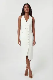 elegancka-biala-sukienka-z-guzikami-karen-millen-m