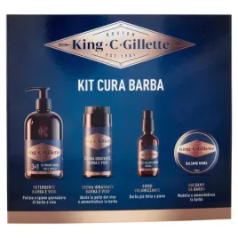 king-c-gillette-codzienny-zestaw-do-pielegnacji-brody-4-elementy