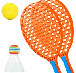 badminton-zestaw-rakietki-38cm-plazowe-rakiety-do-gry-w-badmintona-pilka