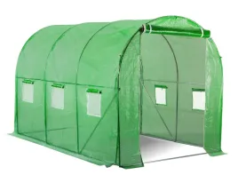 tunel-foliowy-3x2m-zielony-6m2-szklarnia-ogrodowa-z-oknami-mocna-wytrzymala