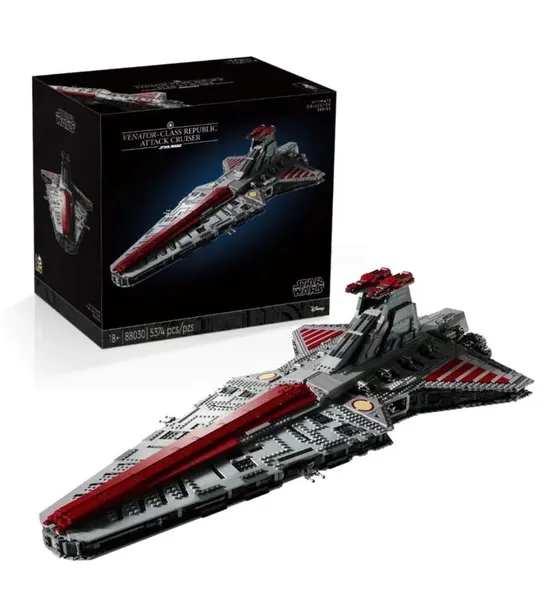Klocki Konstrukcyjne Zestaw Do Budowania Gwiezdny Niszczyciel Typu Venator Prezent Jak Lego 5374 Elementy 18+