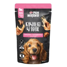 mokra-karma-dla-psa-pan-miesko-cielecina-przepiorka-150g-dla-szczeniat