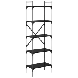 polka-na-ksiazki-czarny-dab-56-x-32-x-174-cm