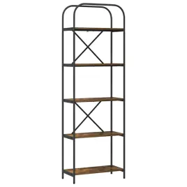 polka-na-ksiazki-dab-wedzony-60-x-30-x-183-cm