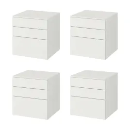 4-szt-komoda-z-3-szufladami-bialy-60x57x63-cm-nowoczesny-design