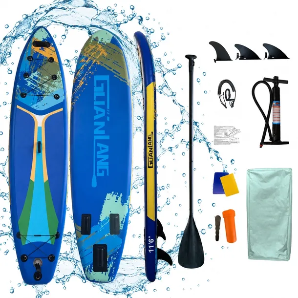 DESKA SUP Blue Drive 350cm 11,6” pompowana PADDLE BOARD +AKCESORIA Stabilna