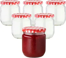 devitre-zestaw-6-sloikow-na-dzem-425-ml-sloiki-z-etykietami-i-pokrywkami