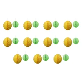 11-szt-dekoracja-wiszaca-2szt-zielono-zolta-kwiatowy-wzor
