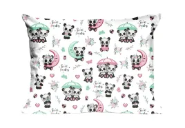 poszewka-50x60-pandy-biala-kolorowa-kids