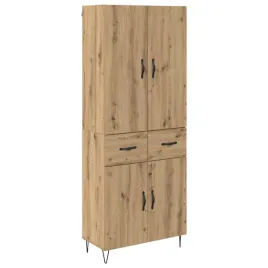 smukly-highboard-w-kolorze-dab-rzemieslniczy-z-metalowymi-uchwytami
