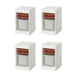 4-szt-regal-trofast-z-pojemnikami-bialy-czerwony-szary-34x44-cm