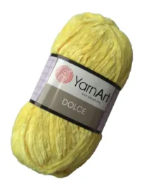 100g-wloczka-poliester-yarnart-dolce-zolty-761