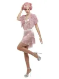 stroj-retro-lata-20-flapper-fredzle-rozowa-l-stan-nowy