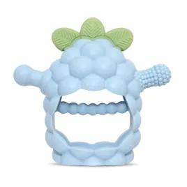 gryzak-silikonowy-malina-razberry-grip-blekitny-razbaby