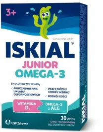 iskial-junior-omega-3-witamina-d3-zelki-o-smaku-truskawkowym-30-sztuk