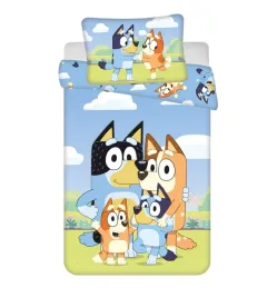 posciel-bawelniana-100x135-bluey-pieski-niebieska-poszewka-40x60