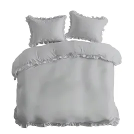 posciel-bawelniana-160x200-srebrna-jednobarwna-z-falbanka-pure