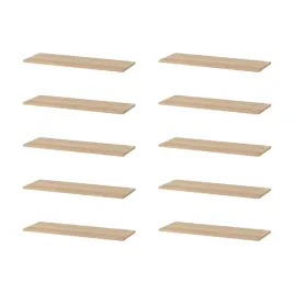 10-szt-polka-komplement-dab-bejcowany-bialy-100x35-cm