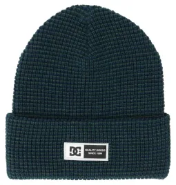 czapka-zimowa-dc-sight-beanie-odblaskowa-zielona-wywijana