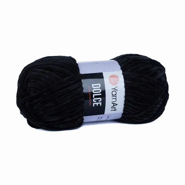 100g włóczka poliester YarnArt Dolce czarny 742