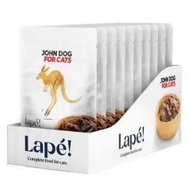 john-dog-for-cats-lape-10x100g-monobialkowa-mokra-karma-dla-kota-z-kangurem