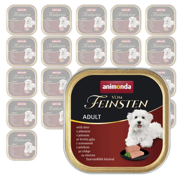 Animonda Vom Feinsten Adult Mokra Karma Dla Psa 22x150g Z Jeleniem