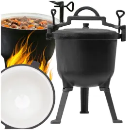 kociolek-zeliwny-emaliowany-10l-mysliwski-wegierski-ognisko-grill-pieczonki