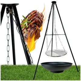 palenisko-ogrodowe-60cm-trojnog-grill-regulowany-ruszt-ognisko-stalowy