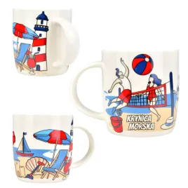 kubek-krynica-morska-ceramiczny-nadmorski-prezent-pamiatka-plaza-370-ml