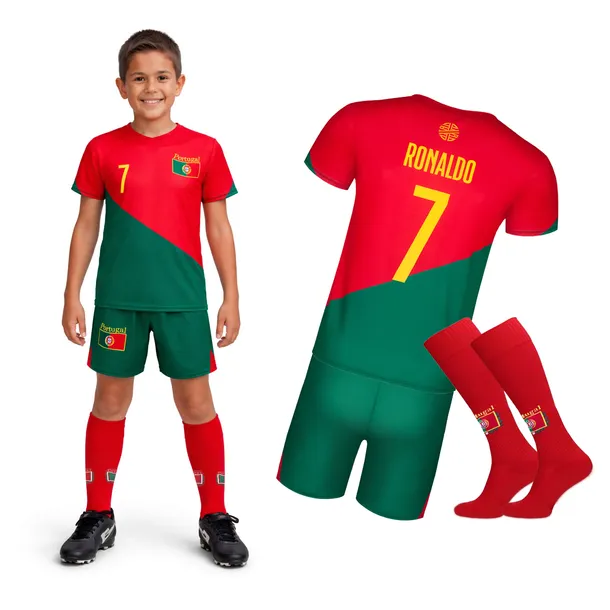 Strój Piłkarski RONALDO 7 Portugalia rozmiar 134