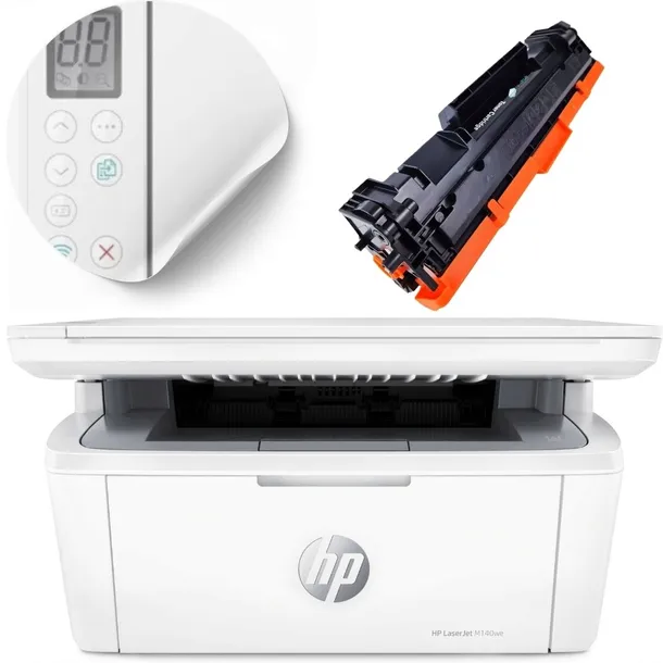 Drukarka laserowa urządzenie wielofunkcyjne mono HP M140we wifi 142A