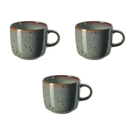 3-szt-kubek-gladelig-bezowo-zielony-37-cl-kamionka-retro