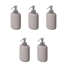 5-szt-dozownik-mydla-bezowy-300-ml-elegancki-ekoln