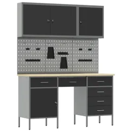szafka-robocza-z-szuflada-8-szt-czarny-150-x-55-x-200-cm