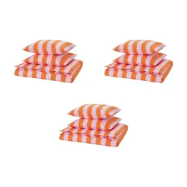 3-szt-posciel-slanhostmal-200x200-cm-pomarancz-roz-w-paski