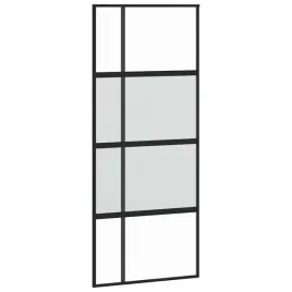 drzwi-przesuwne-czarne-90x205-cm-szklo-hartowane-aluminium