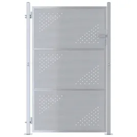 nowoczesna-brama-ogrodowa-ze-stali-nierdzewnej-100-x-125-cm-srebrna-z-zam