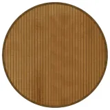 dywan-okragly-brazowy-60-cm-bambusowy