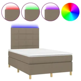 lozko-kontynentalne-z-materacem-i-led-taupe-bialy-203x120x128cm-tkan
