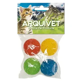 arquivet-gumowe-pileczki-z-dzwoneczkiem-35-cm-dla-kota-4-szt