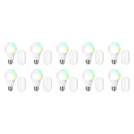 10-szt-smart-zarowka-led-e27-rgbw-zestaw-startowy-kajplats