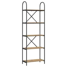 polka-na-ksiazki-dab-rzemieslniczy-60-x-30-x-183-cm
