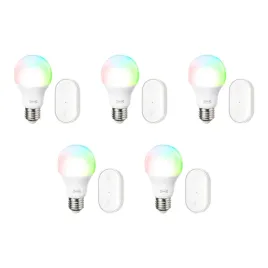 5-szt-smart-zarowka-led-e27-rgbw-zestaw-startowy-kajplats