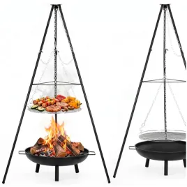 grill-ogniskowy-wiszacy-na-stojaku-z-regulacja-wysokosci-palenisko-ruszt