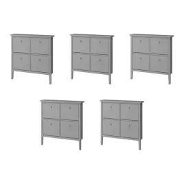 5-szt-szafka-na-buty-4-przegrody-szara-105x22x107-cm-gullaberg
