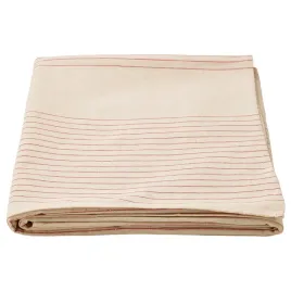obrus-vippstarr-paski-czerwony-naturalny-150x150-cm