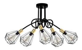 lampa-sufitowazyrandol-diament-zloty-markos-ii110