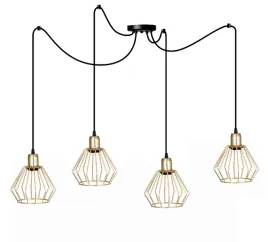 lampa-sufitowazyrandol-diament-zloty-pajak-markos