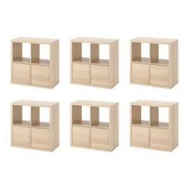 6-szt-kallax-regal-z-drzwiami-imitacja-debu-77x77-cm-kallax